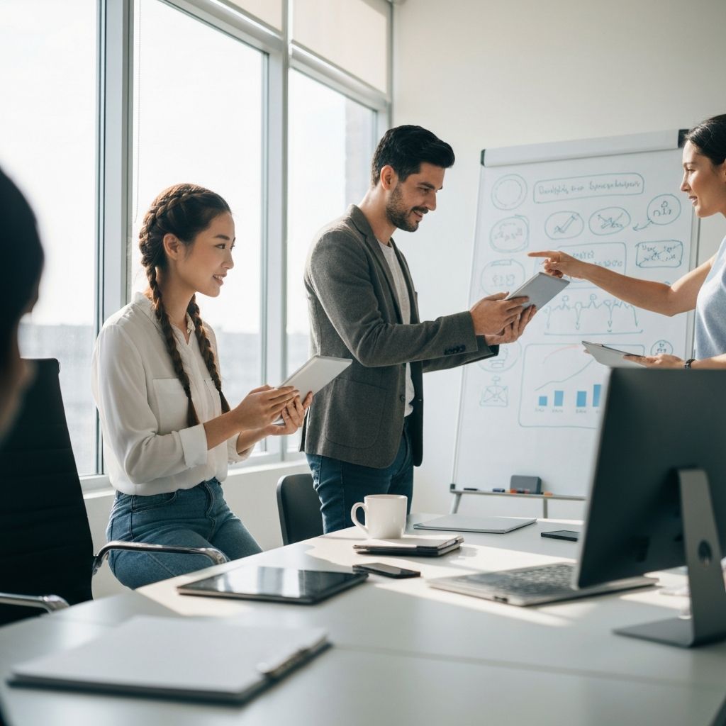 The Marketing Office team collaborating on digital strategy